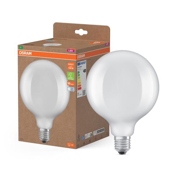 LED Classic Globe 125 150 Filament Energy efficiency class A 11.6W 840 Frosted E27 - , изображение 5