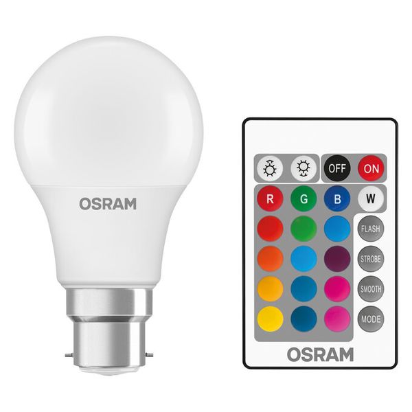 LED Superstar Classic A 60 RGBW Remote Control 9.7W 827 Frosted B22d - , изображение 3
