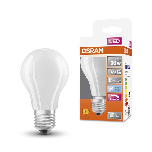 LED Superstar Classic A 60 DIM 7W 840 Frosted E27 - , изображение 5
