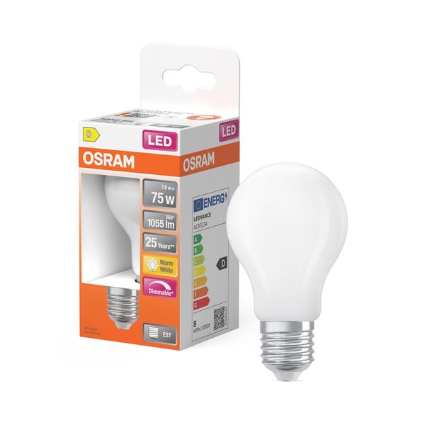 LED Superstar Classic A 75 Filament DIM 7.8W 827 Frosted E27 - , изображение 12
