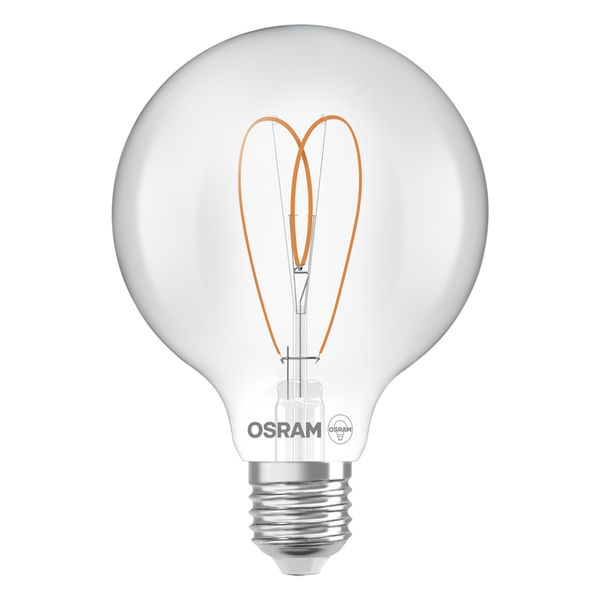 Vintage 1906 Globe 95 60 Heart Filament DIM 7.2W 927 Clear E27 - , изображение 3