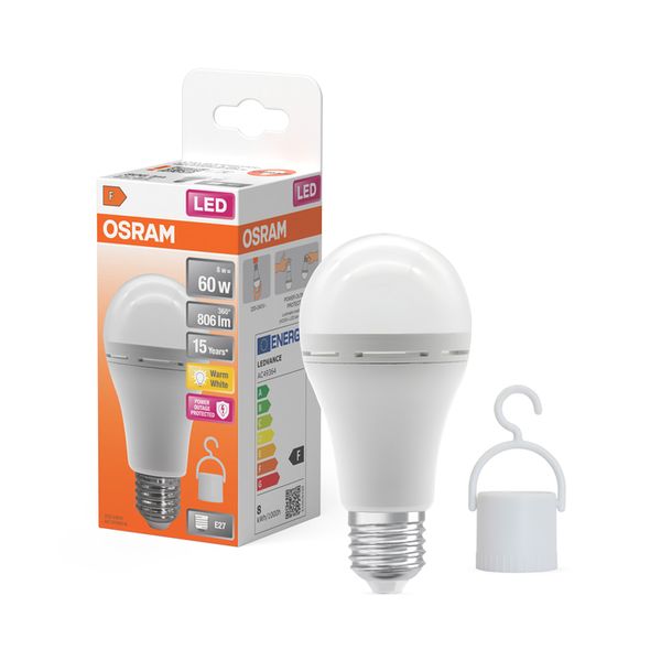 LED Classic A 60 Rechargeable 8W 827 Frosted E27 - , изображение 15