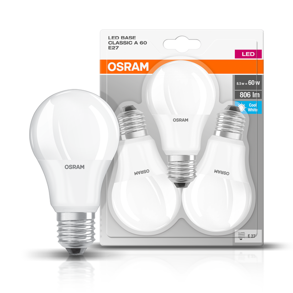 LED Base Classic A 60 8W 840 Frosted E27 - , изображение 17