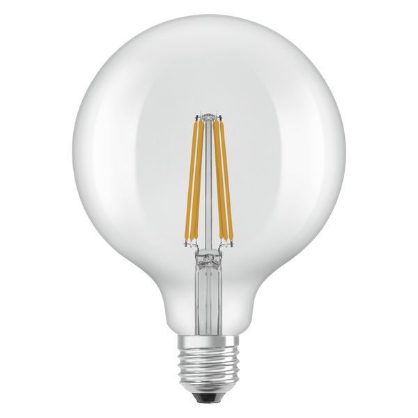 LED Classic Globe 125 100 Filament Energy efficiency class A 7.2W 840 Clear E27 - , изображение 7