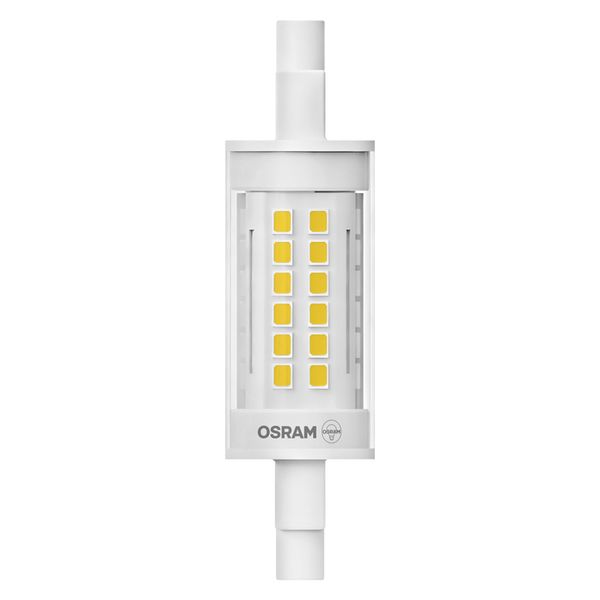 LED Slim Line 78 75 300° DIM 9.5W 827 Clear R7s - , изображение 3