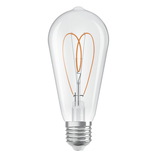 Vintage 1906 Edison 60 Heart Filament DIM 7.2W 927 Clear E27 - , изображение 9