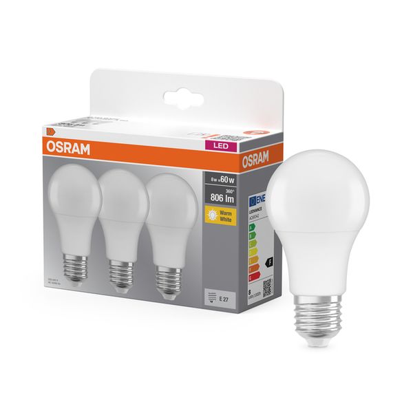 LED Base Classic A 60 8W 827 Frosted E27 - , изображение 9