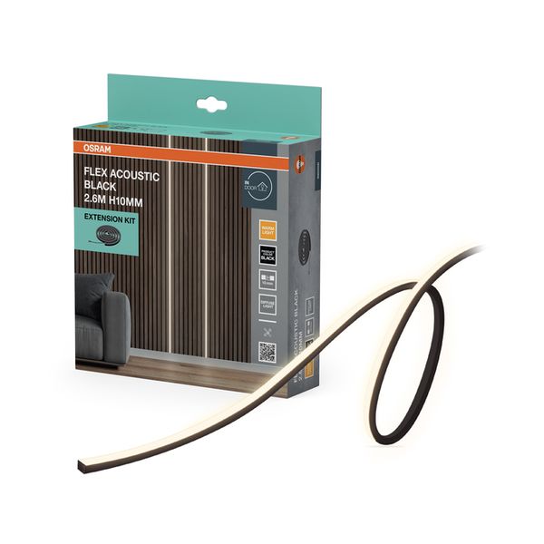 Flex Acoustic Black 2.6M H10 mm 830 Extension Kit - , изображение 5