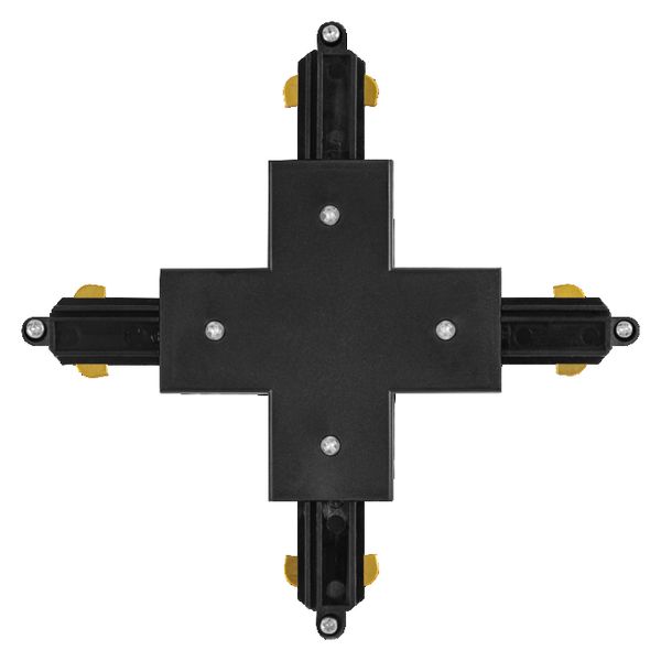 Tracklight Cross Connector Black - 