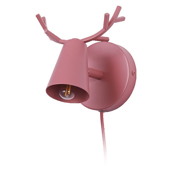 Wall Deer E14 Pink EU Plug - , изображение 5