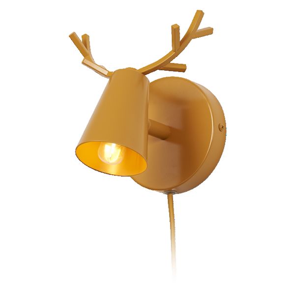 Wall Deer E14 Yellow EU Plug - , изображение 6