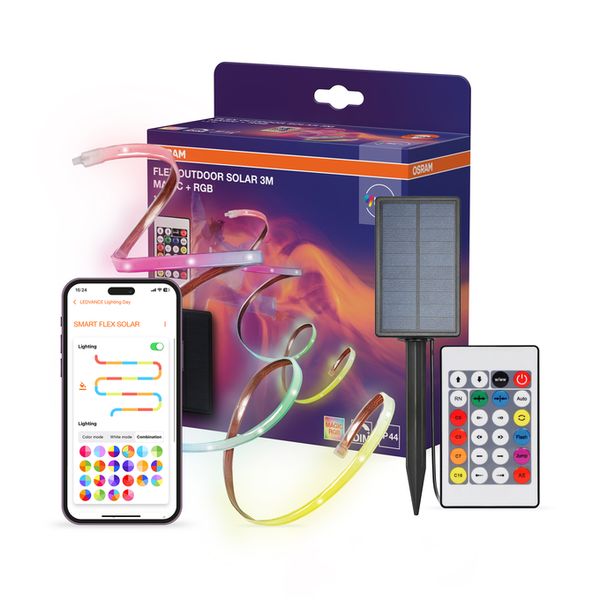 Flex Outdoor Solar 3M Magic RGB Remote Control IP44 - , изображение 2