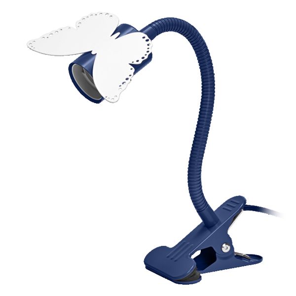 Clip Butterfly E27 Blue EU Plug - 
