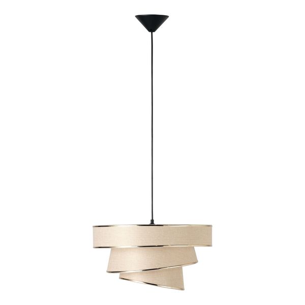 Decor Glittery Pendant E27 Beige - , изображение 5