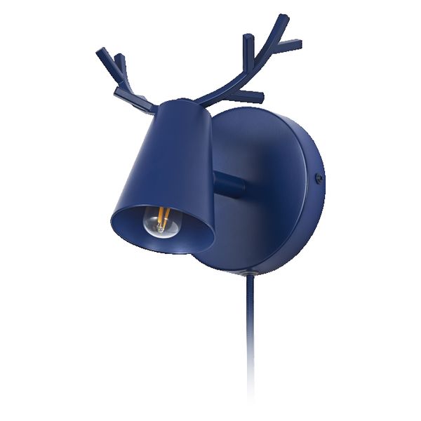 Wall Deer E14 Blue EU Plug - , изображение 5