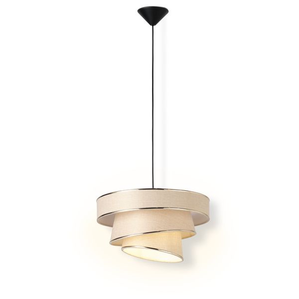 Decor Glittery Pendant E27 Beige - , изображение 6
