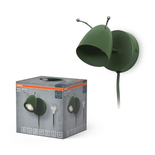 Wall Ant GU10 Green EU Plug - , изображение 2