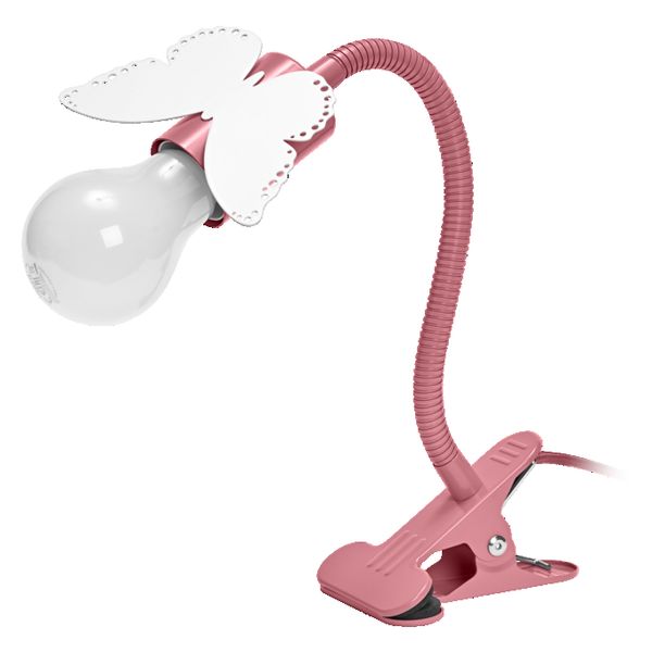 Clip Butterfly E27 Pink EU Plug - , изображение 5