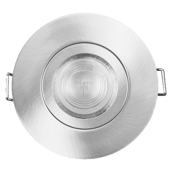 Spot Set Recess GU10 IP65 Press 4.5W 840 Satin Nickel - , изображение 3