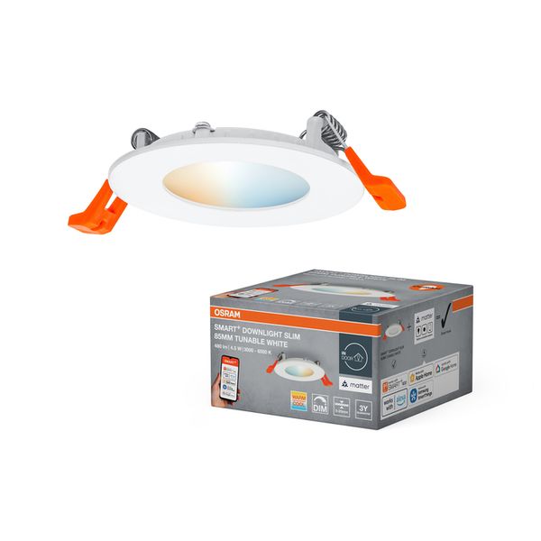 SMART+ MATTER Recess Slim Downlight 85mm Tunable White - , изображение 2
