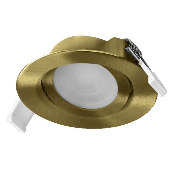 Spot Set Recess CCT Adjustable 4.9W CCT 120° Green Brass - 