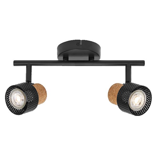 Decor Spot Cork GU10 Black 2x3.4W 927 DIM - , изображение 4