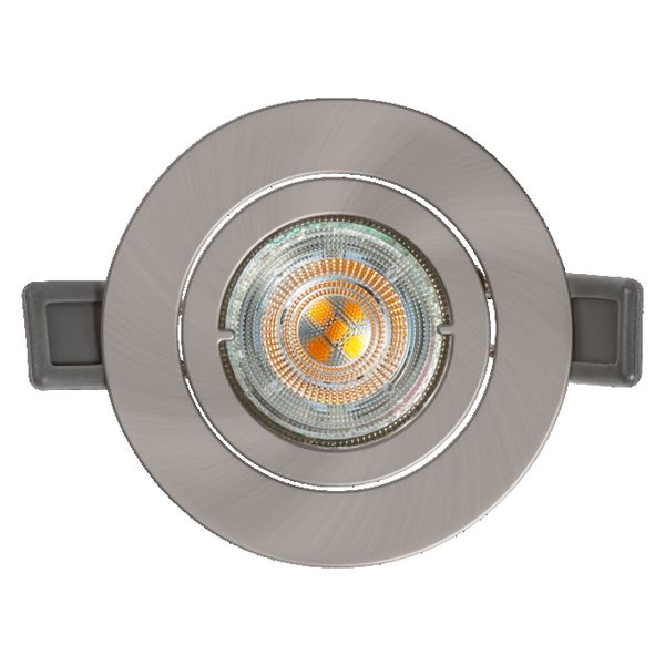 Spotlight Recess Set Incl. Osram LED 4.3W GU10 Brushed Nickel - , изображение 3