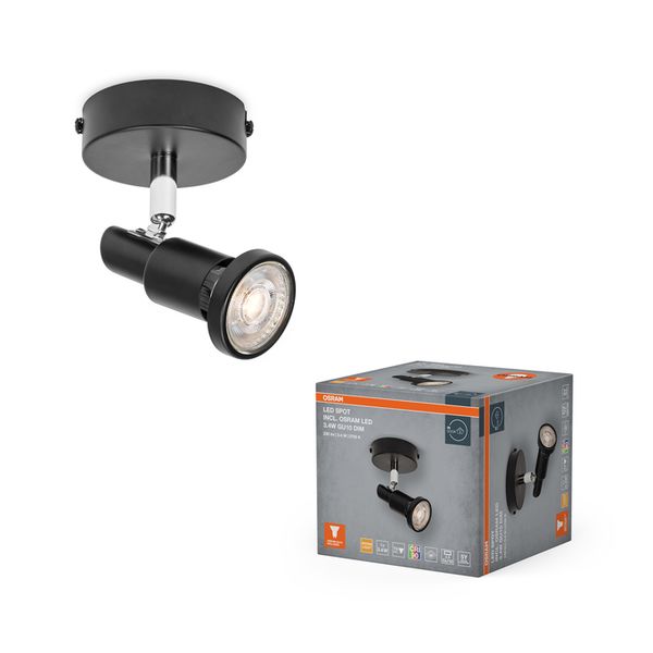 LED Spot GU10 Black 1 X 3.4W 927 DIM - , изображение 2