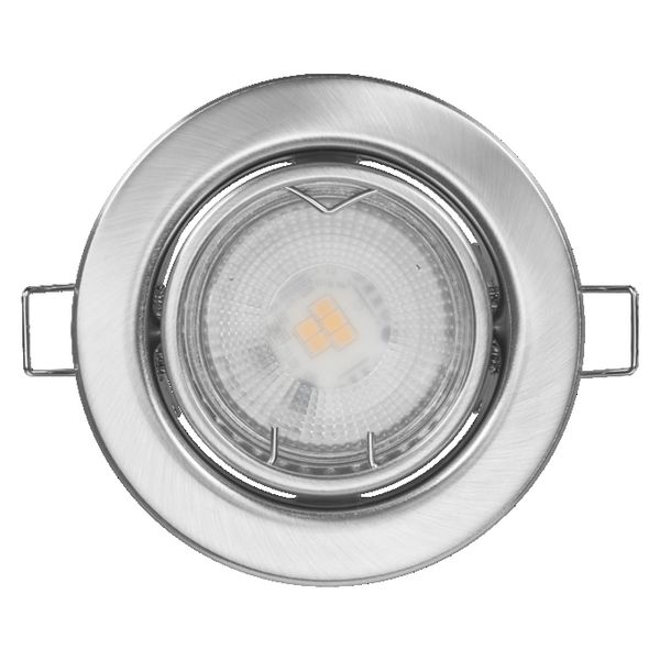 Spot Set Recess GU10 Adjustable 4.5W 827 Satin Nickel - , изображение 3