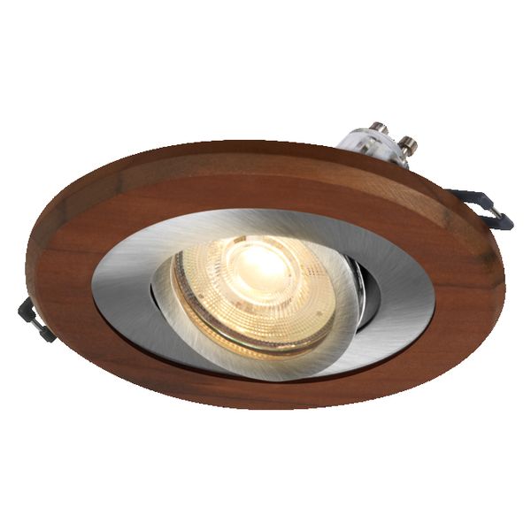 Wood Spot GU10 Dark 4.5W Satin Nickel - , изображение 4