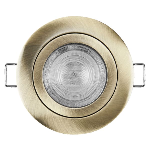 Spot Set Recess GU10 Click 4.5W 827 Green Brass - , изображение 3