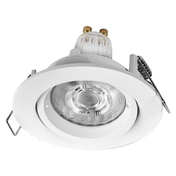 Spot Set Recess Twistlock GU10 Adjustable 2.6W 827 White - 
