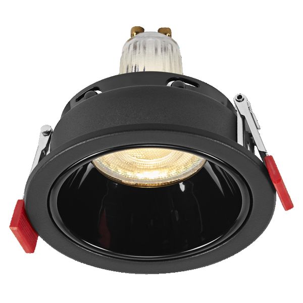 Spot Set Recess GU10 Press 4.5W 827 Black - , изображение 4