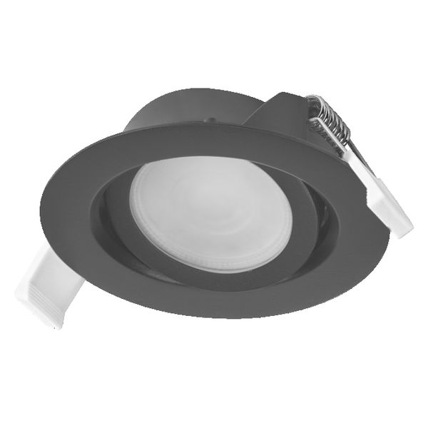 Spot Set Recess Adjustable 4.9W 827 120° Black - 
