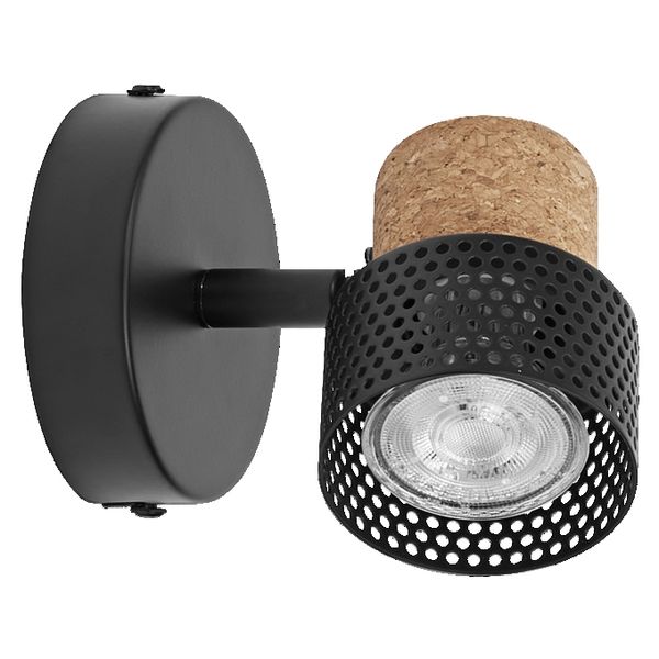 Decor Spot Cork GU10 Black 1x3.4W 927 DIM - 