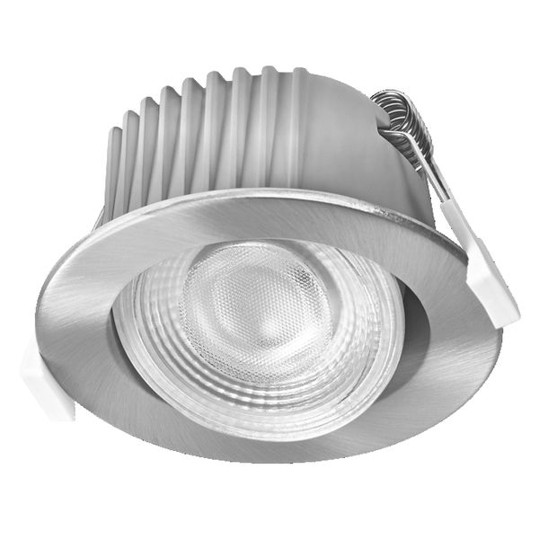 LED Spot Set CCT Recess IP44 Adjustable 4.9W CCT 36° Satin Nickel - 