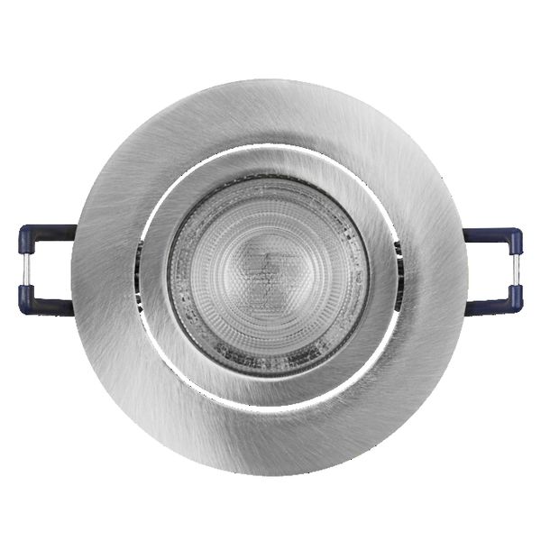 Spot Set Recess GU10 Adjustable Click 4.5W 827 Satin Nickel - , изображение 3