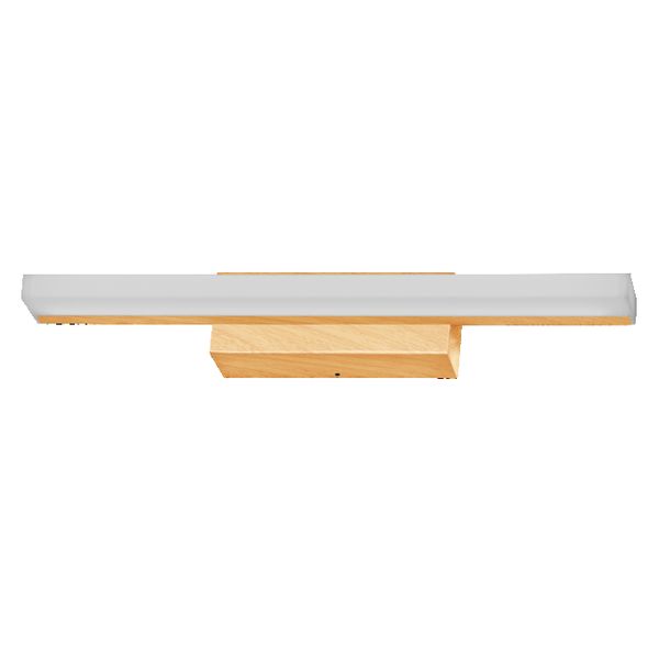 Orbis Mirror 40CM Click CCT DIM IP44 Wood Decor - 