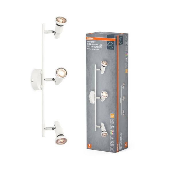 LED Spot GU10 White 3 X 3.4W 927 DIM - , изображение 2