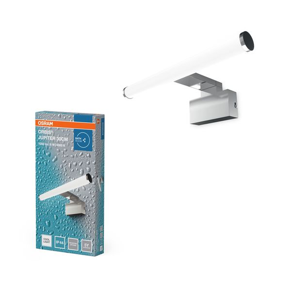 Orbis Jupiter 30 cm 8 W 840 IP44 Chrome - , изображение 3