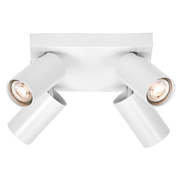 LED Spot Octagon GU10 White Plate 4x3.4W 927 DIM - , изображение 4