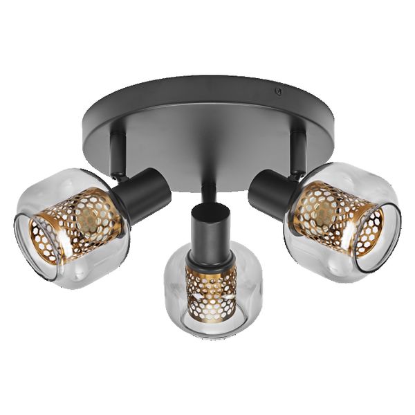 Decor Spot Firefly 3X2.8W E14 Black - 