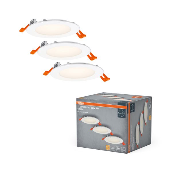 Downlight Slim Set 3 x 120mm 3000K - , изображение 2