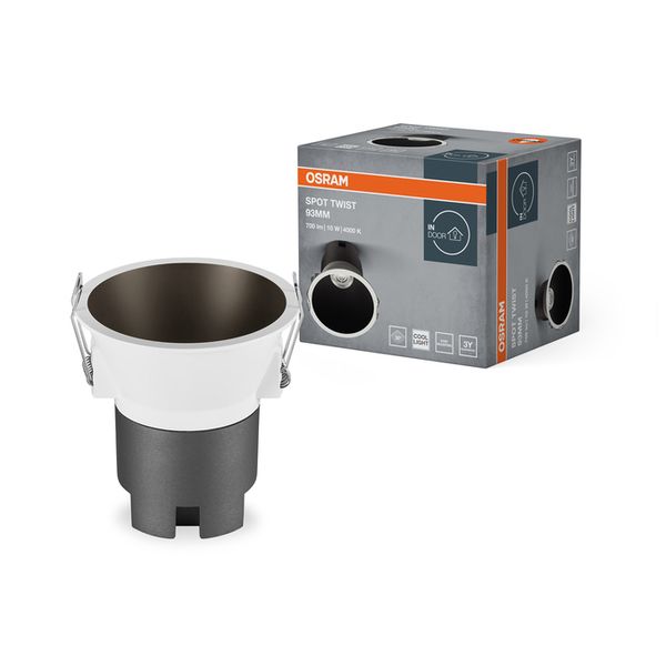 Spot Twist 93mm 10W 4000K White Black - , изображение 2