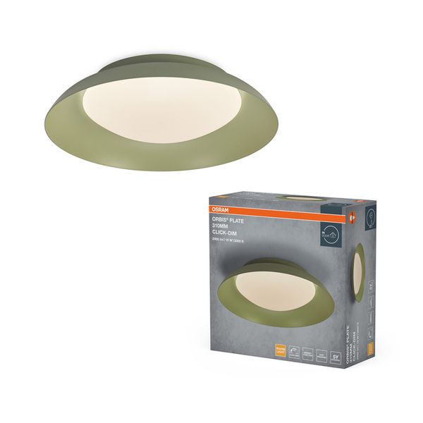 Orbis Plate 310mm 19W 830 Click DIM Green - , изображение 2