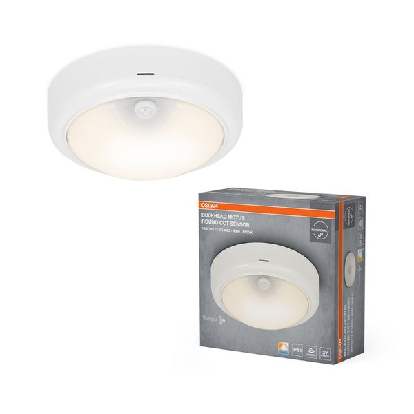 LED Bulkhead Motus Round 15W CCT Sensor White - , изображение 2