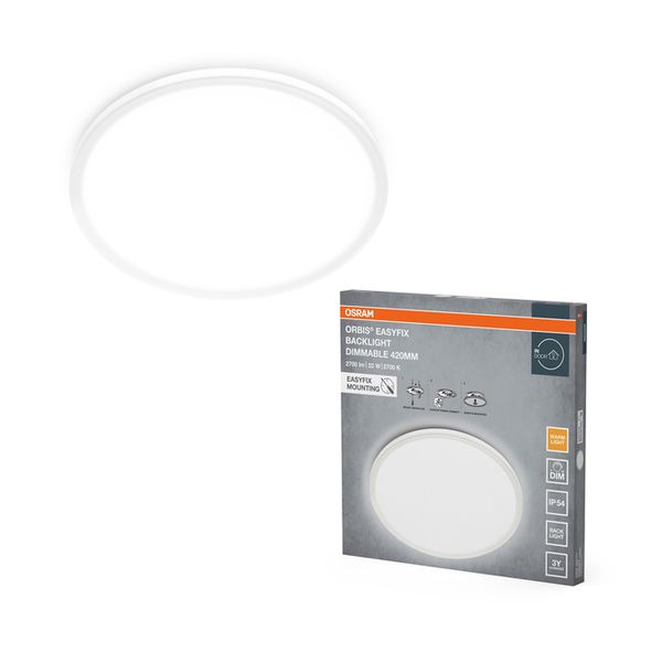 Orbis Easyfix 420 mm 22 W Phase Cut DIM 827 IP54 White - , изображение 3