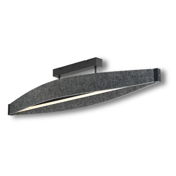 Decor Flat Felt Ceiling 23W 830 Dark Grey - , изображение 4