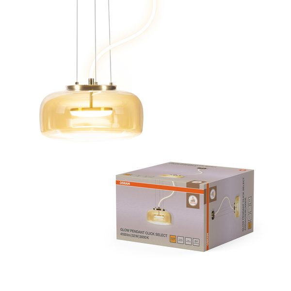 Decor Glow Pendant 32W 830 Click Select Amber - , изображение 2