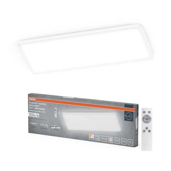 Planon Easyfix 580 mm 24 W CCT DIM IP54 White Remote Control - , изображение 3